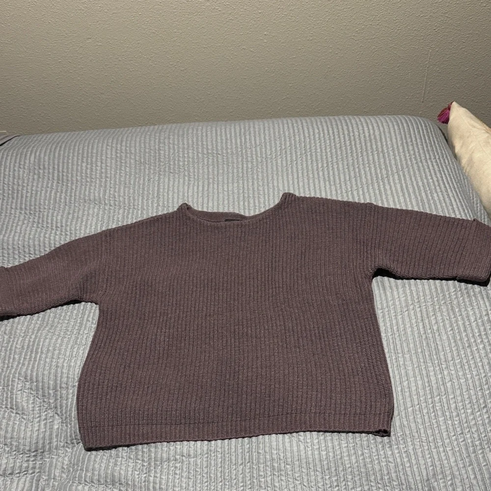 J. Crew Lavender Knit Sweater